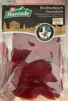 Viande séché des Grisons tranché finement