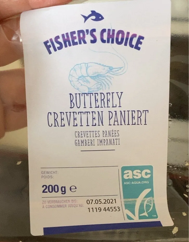 Butterfly crevetten paniert