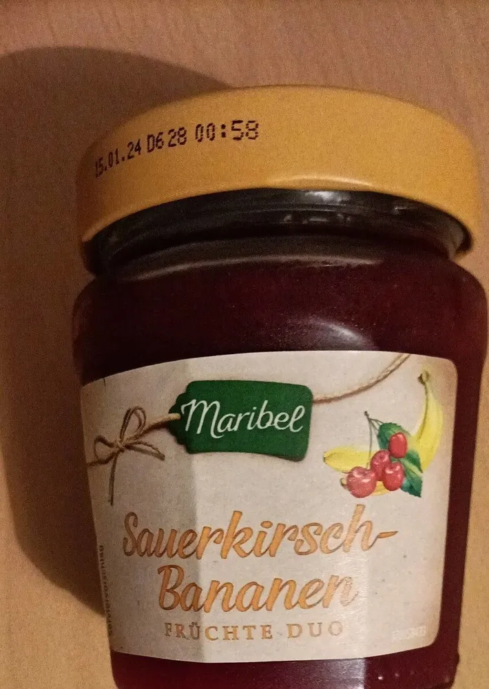 Sauerkirsch- Bananen Früchte- Duo
