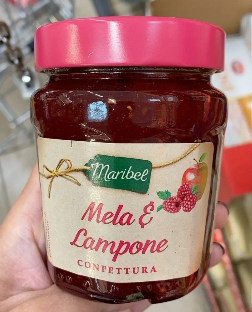 Mela e lampone confettura