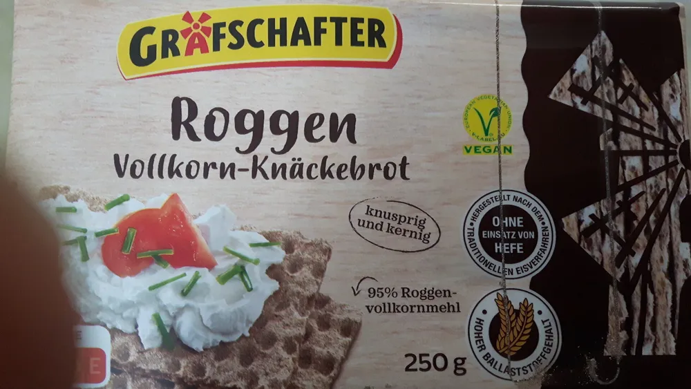 Roggen Vollkorn-Knäckebrot