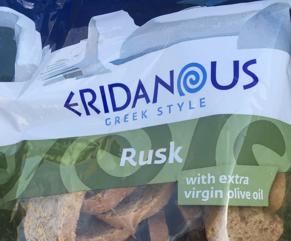 Rusk with extra virgin olive oil