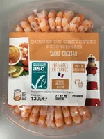 Queues de crevettes décortiquées Sauce cocktail