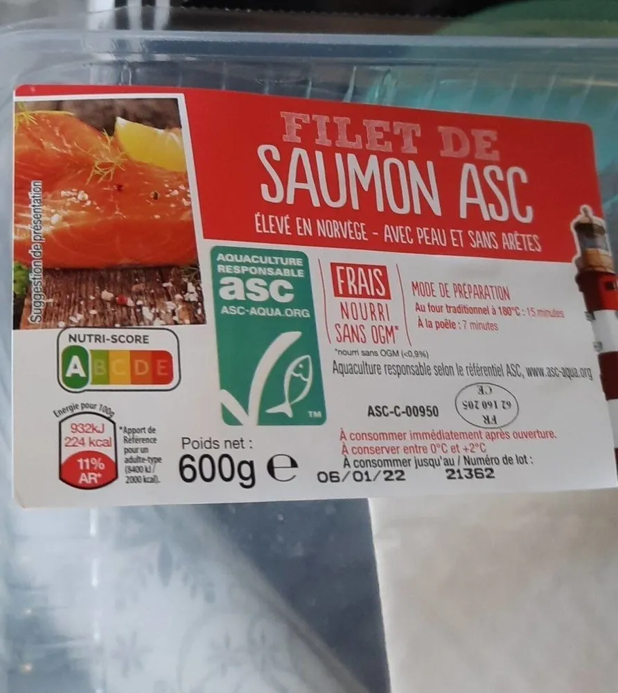 Filet de saumon
