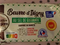 Beurre d'Isigny AOP au sel Guérande