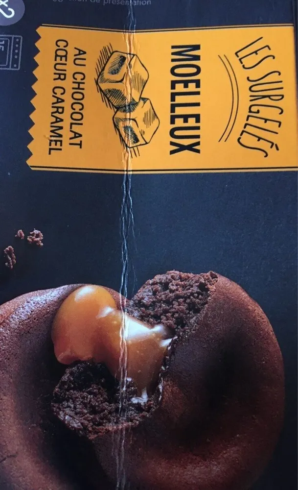 Moelleux au chocolat cœur caramel