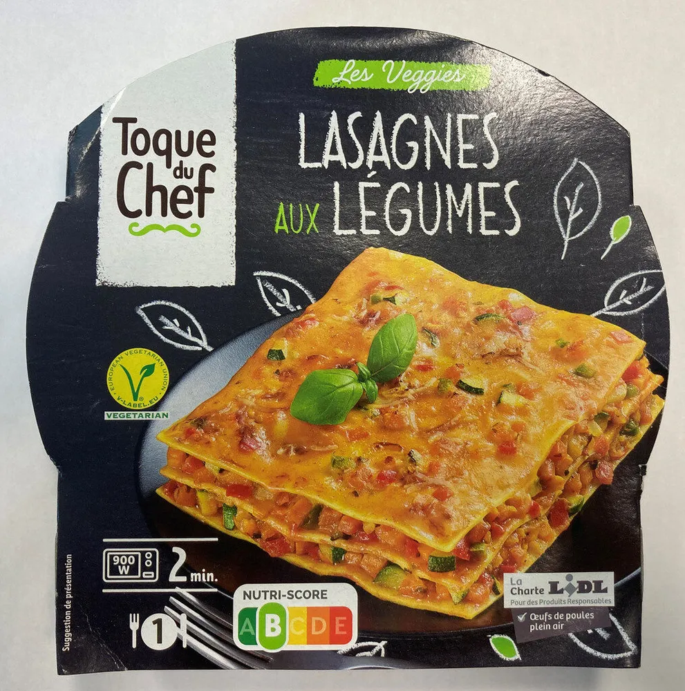 Lasagnes aux légumes