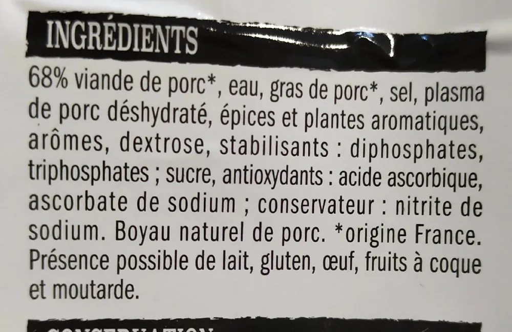 Saucisses blanches à griller