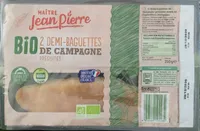 2 Demi-baguettes de campagne précuite