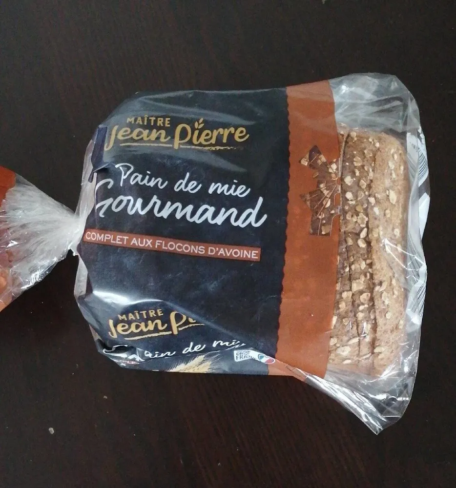 Pain de mie gourmand complet aux flocons d'avoine