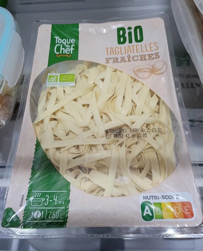 Bio tagliatelles fraiches