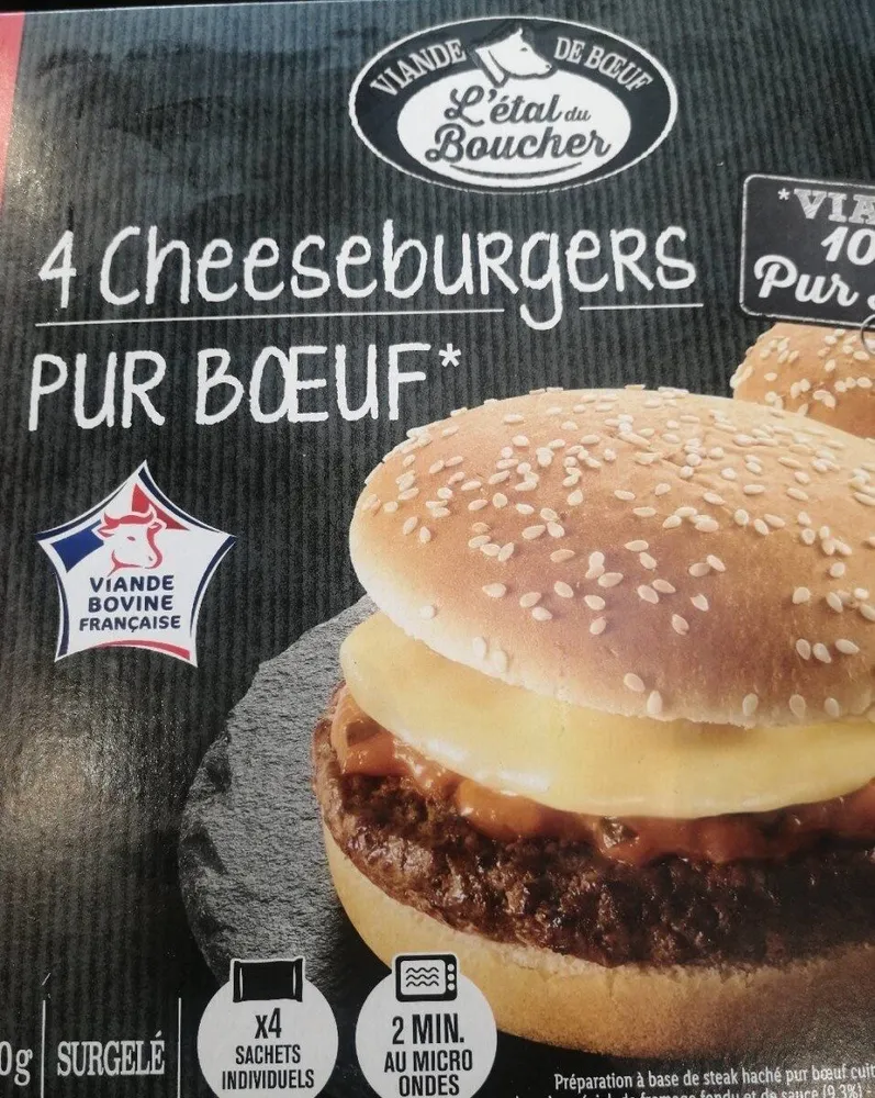 4 cheeseburgers