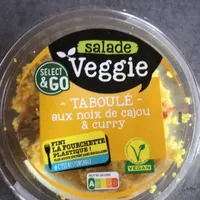 Taboulé aux noix de cajou et curry