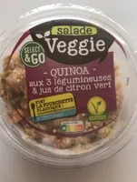 Quinoa aux 3 legumineuses et jus de citron vert