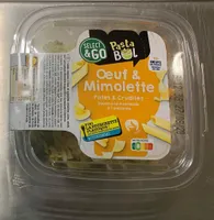 Salade pates œuf fromage