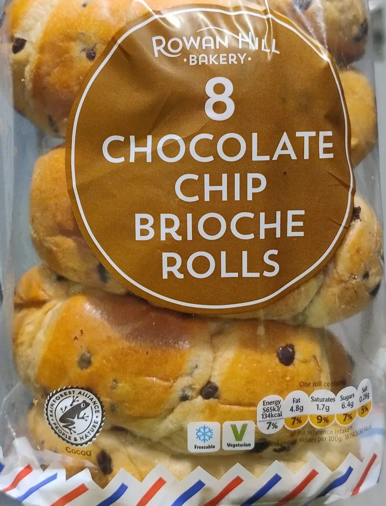 Chocolate Chip Brioche Rolls