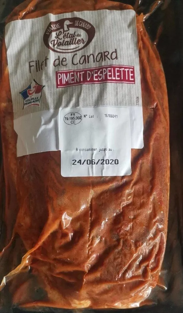 Filet de canard piment d'espelette