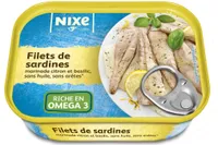 Filets de sardines marinade citron et basilic Nixe