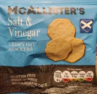 McAllister's Salt & Vinegar Crispy Oat Snackers