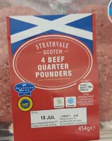 Beef quarter pounders