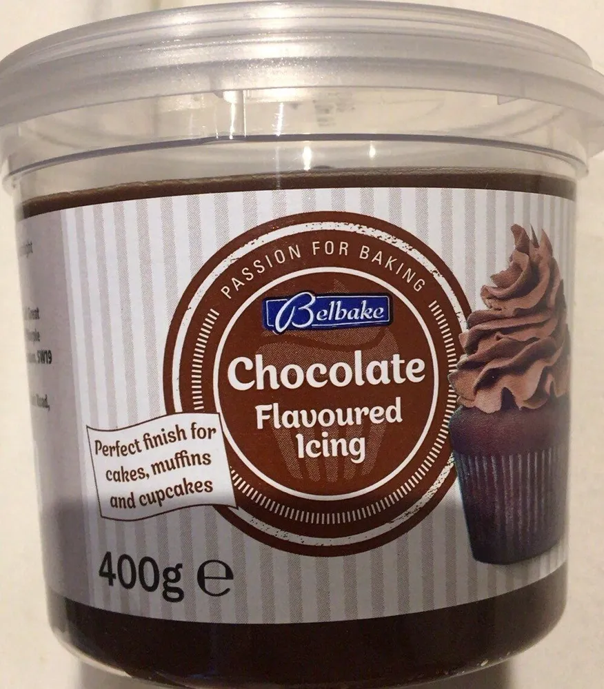 Chocolate flavoured icing