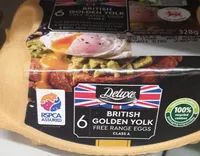 BRITISH GOLDEN YOLK FREE RANGE EGGS