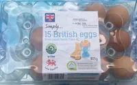 15 British Eggs