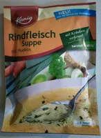 Rindfleisch Suppe mit Nudeln