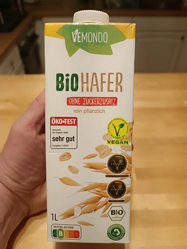 BioHafer ohne Zuckerzusatz