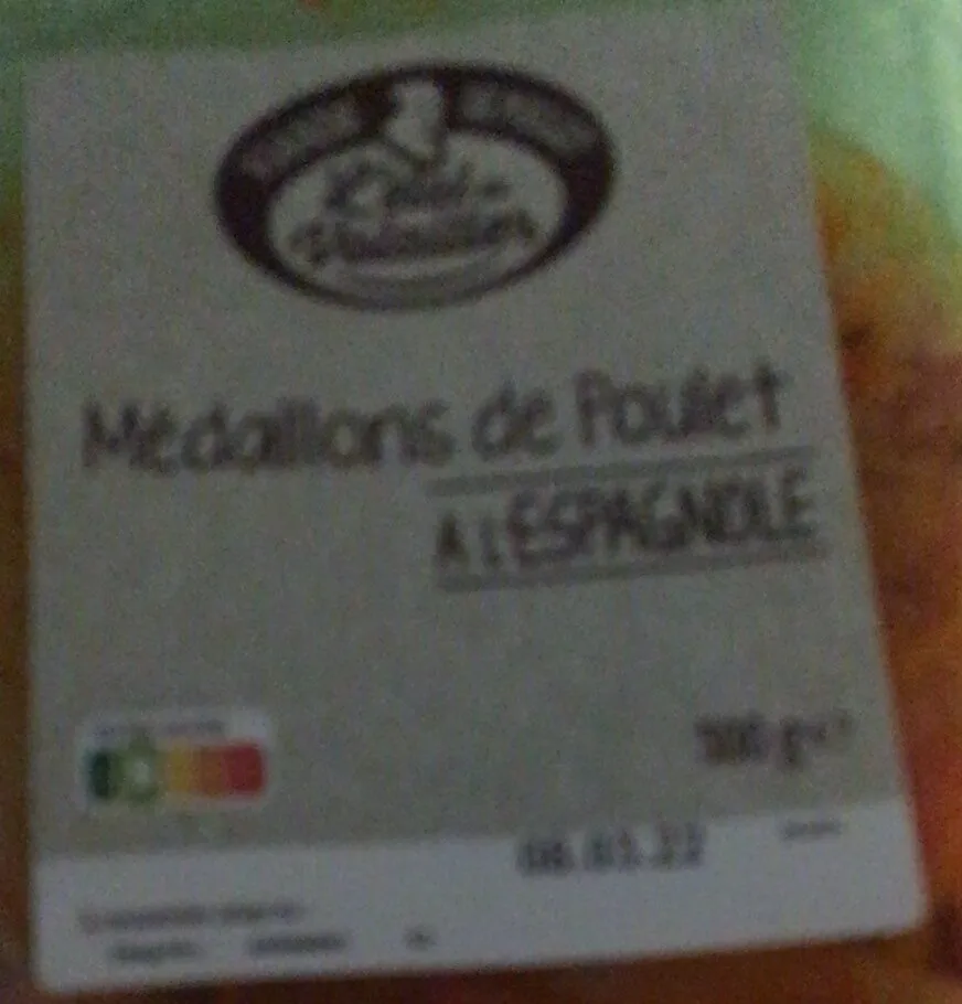 Medaillon de poulet à l’espagnol