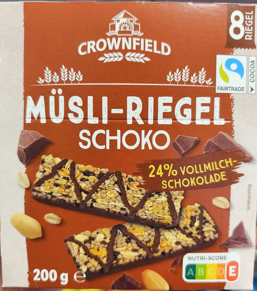 Müsli-Riegel Schoko