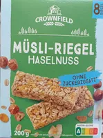 Müsliriegel Haselnuss