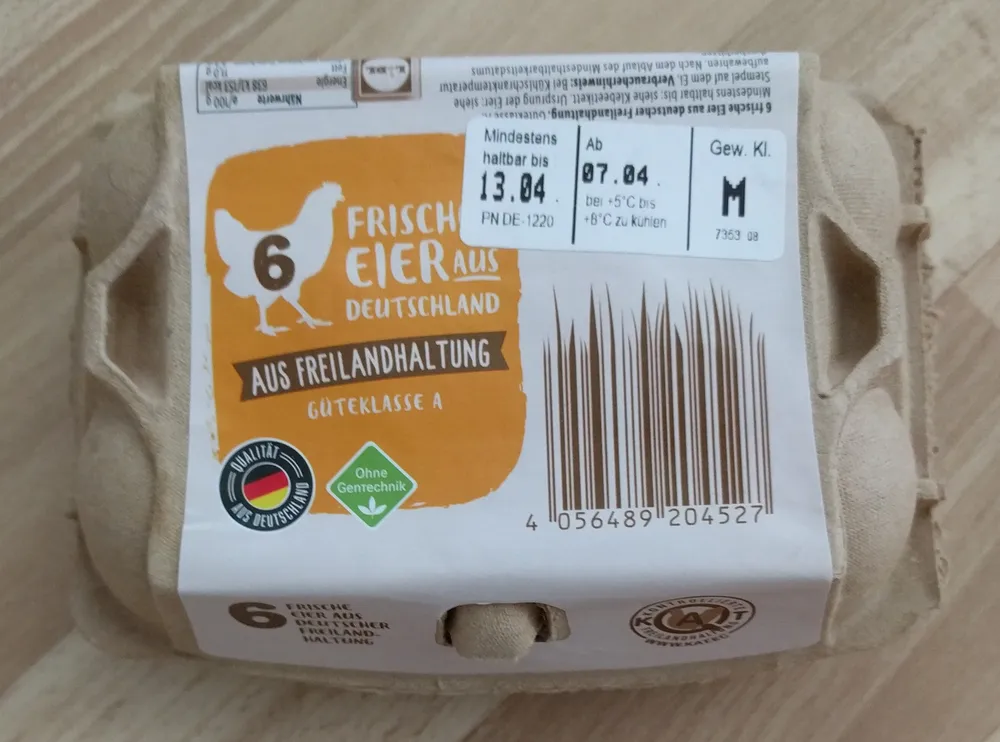 Frische Eier aus Deutschland