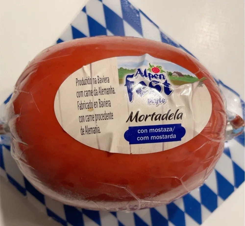 Mortadela con mostaza