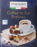 Coffee to eat pralines