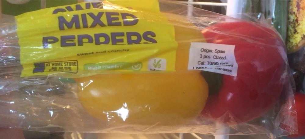 Sweet Mixed Peppers