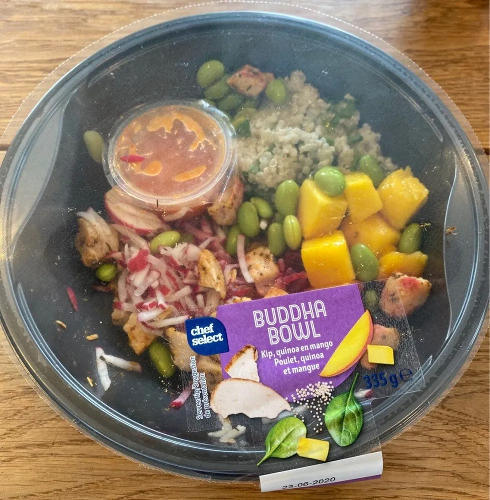 Bouddha Bowl Poulet, Quinoa et Mangue