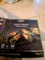 Green beans in bacon