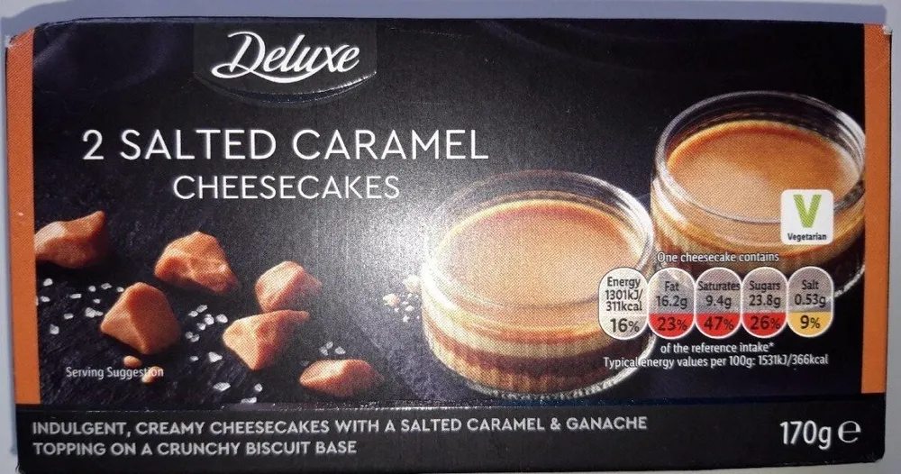 Cheesecakes caramel salé