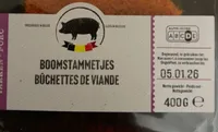Bûchettes de viande
