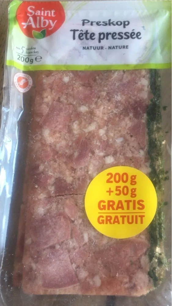 Tête pressée nature