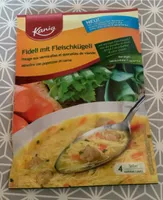 Potqge aux vermicelles et quenelles de viande