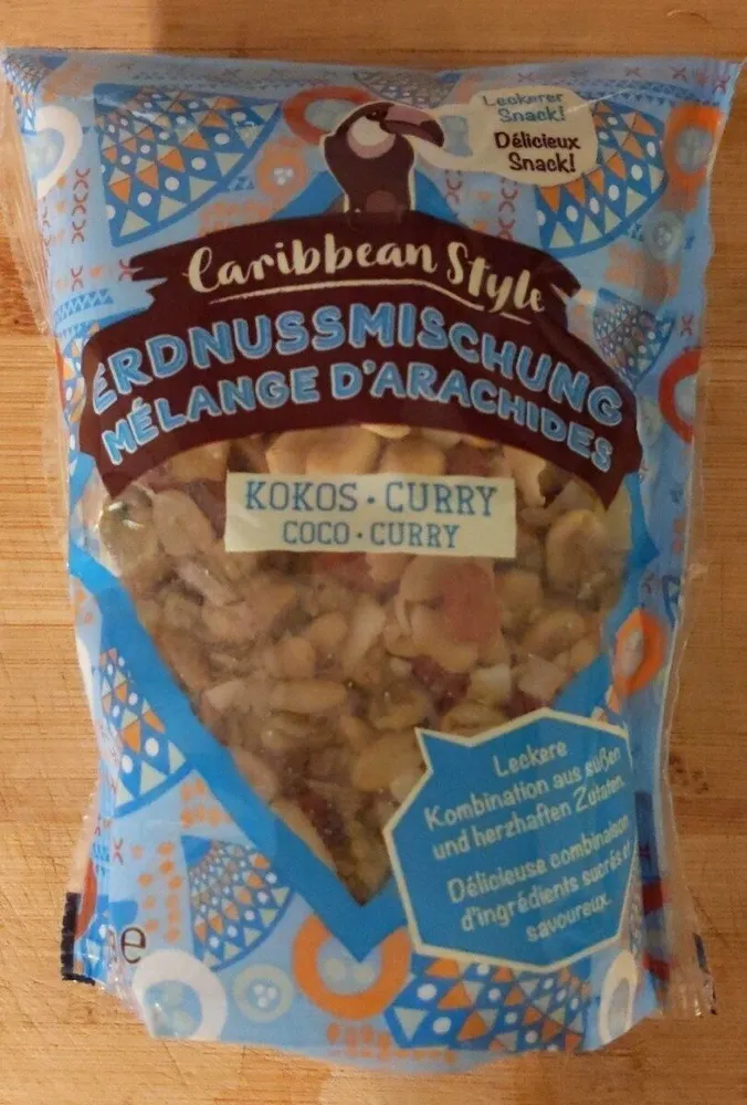 Erdnussmischung Kokos curry