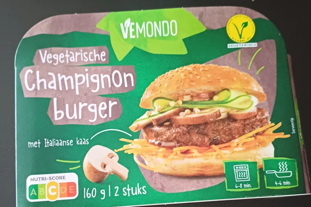 vegetarische champigon burger