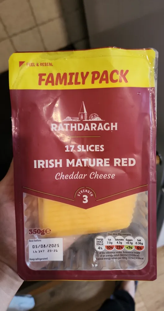 Irish Mature Red Cheddar Cheese
