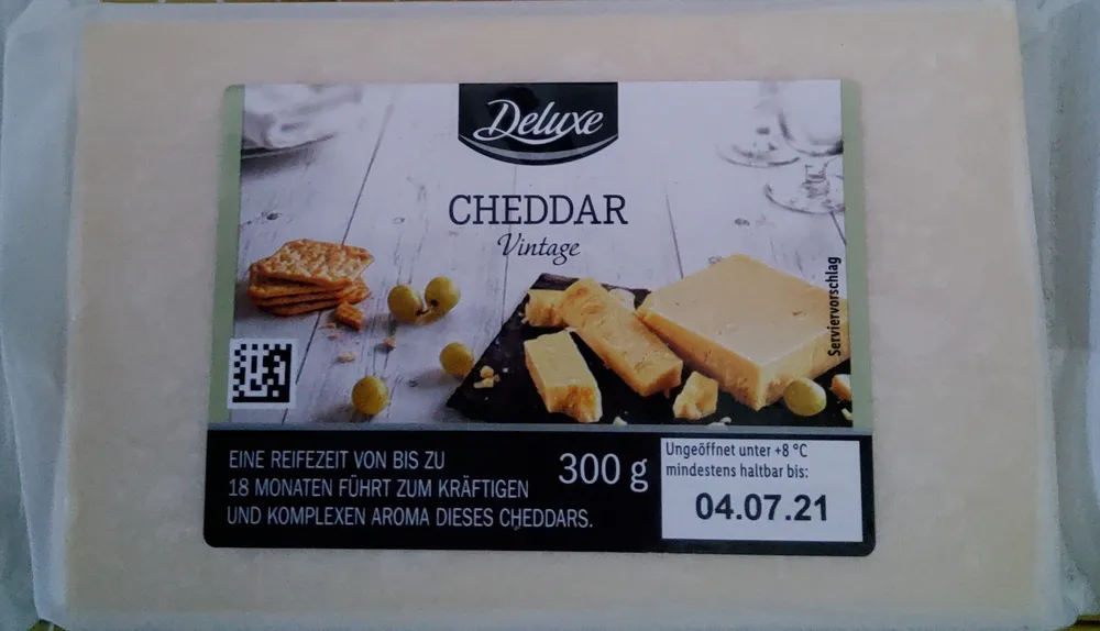 Cheddar Vintage crunchy 52 %