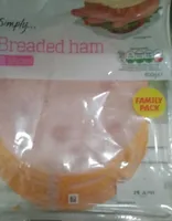 Breaded ham