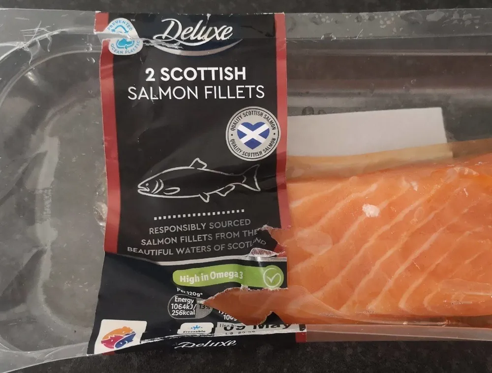 Scottish salmon fillets