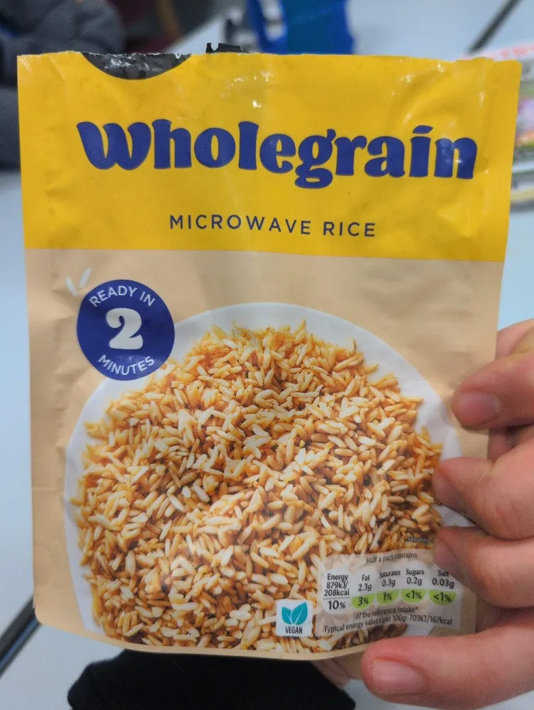 Microwave Wholegrain Rice