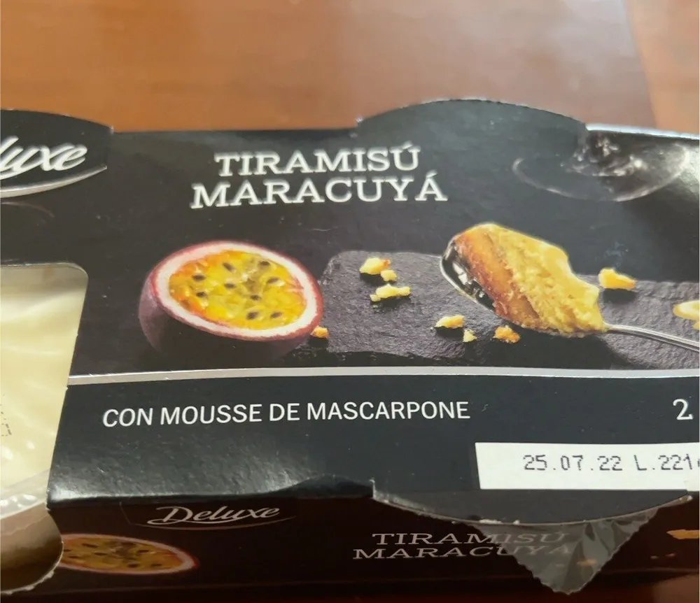 Tiramisu maracuya